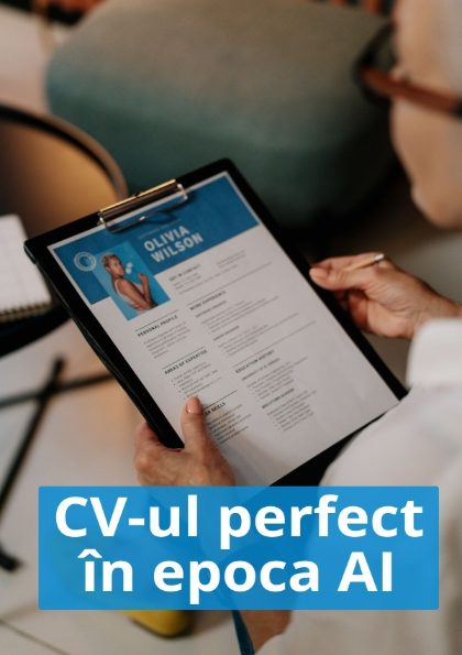 Coperta ebook: CV-ul perfect in epoca AI