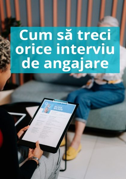 Coperta ebook: Cum sa treci orice interviu de angajare