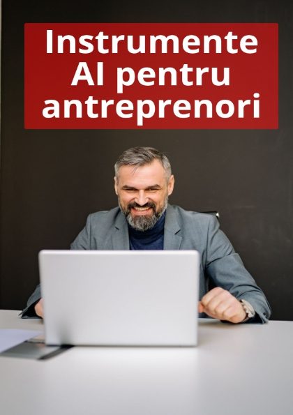 Coperta ebook: Instrumente AI pentru antreprenori