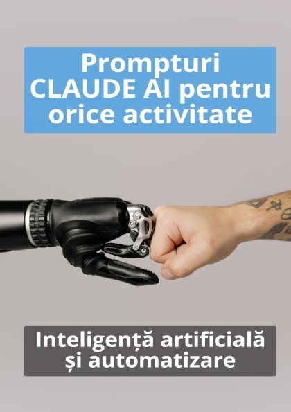 Coperta ebook: Prompturi CLAUDE AI pentru orice activitate